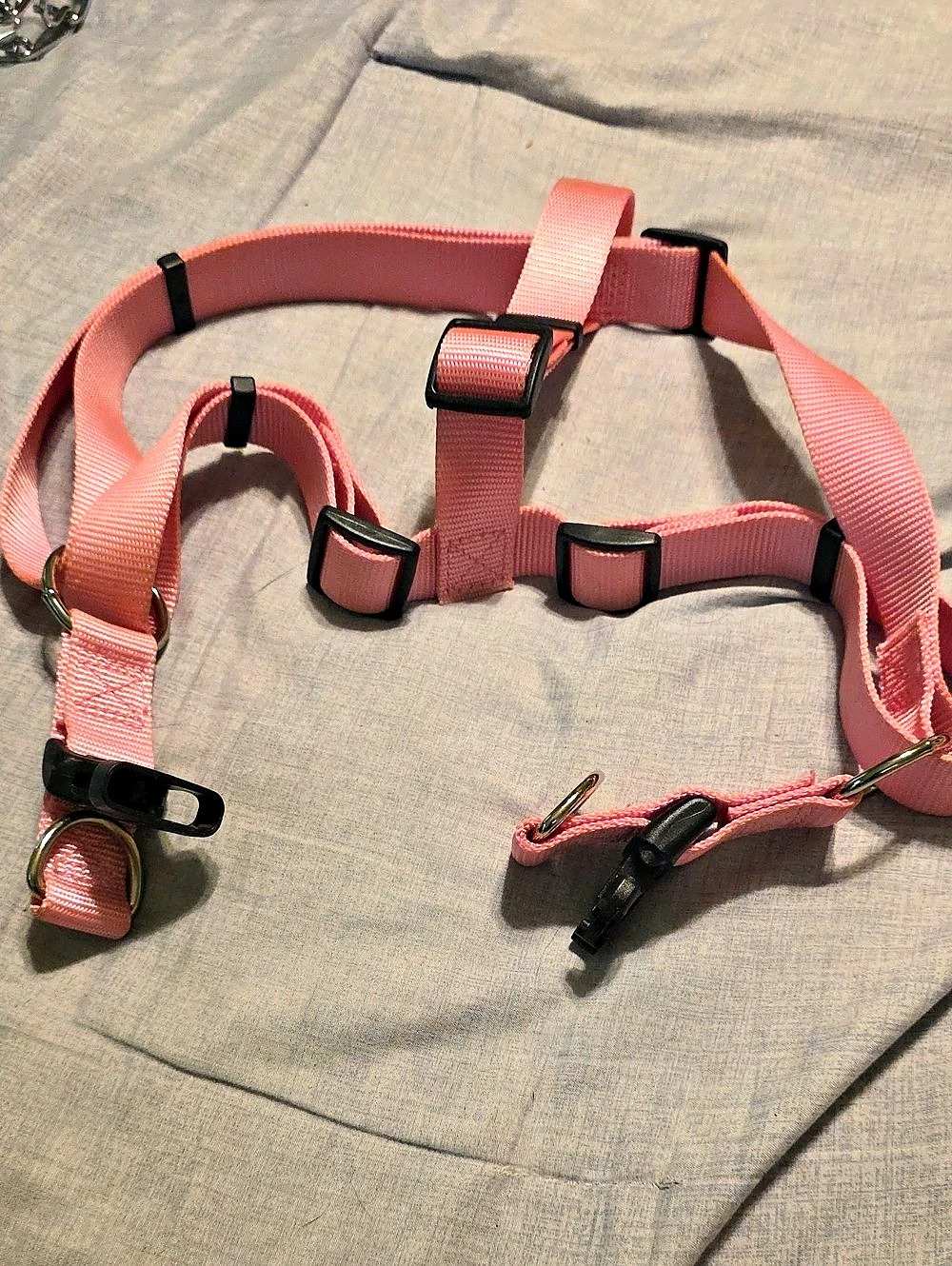 Coastal Pink Dog Harness Medium